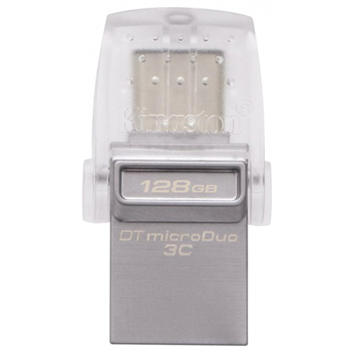 Флешка Kingston DataTraveler MicroDuo 3C 128ГБ Silver (DTDUO3C/128GB)