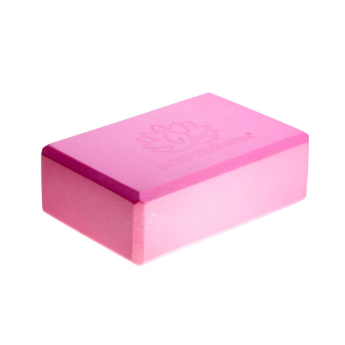 Блок для йоги Body Form BF-YB02 22,5x15x7,5 см, розовый
