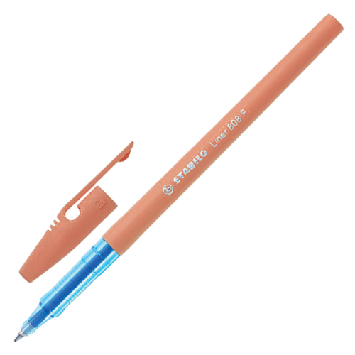 Ручка шариковая Stabilo Liner Pastel 808FP1041-3, синяя, 0,7 мм, 1 шт
