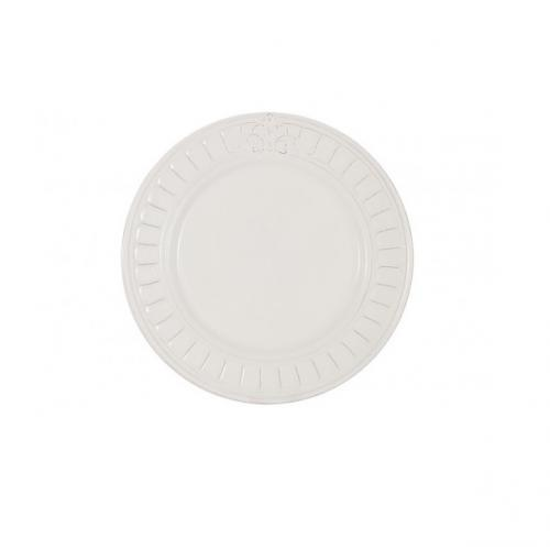 Тарелка Matceramica Venice обеденная 27,5 см, белая