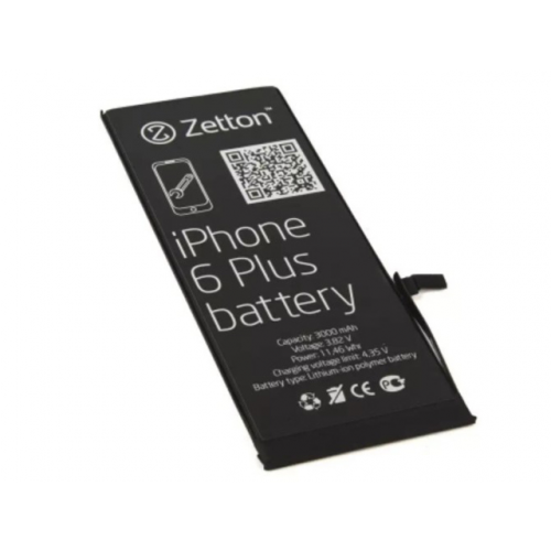 Аккумулятор для телефона Zetton 3000мА/ч для Apple iPhone 6 Plus