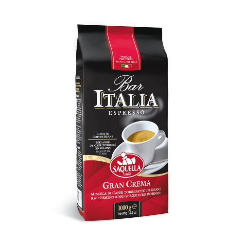 Кофе зерновой Saquella bar Italia Gran Crema 1 кг