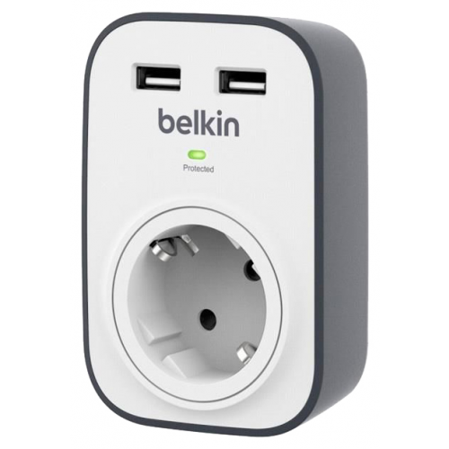 Сетевой фильтр Belkin BSV103vf, 1 розетка White