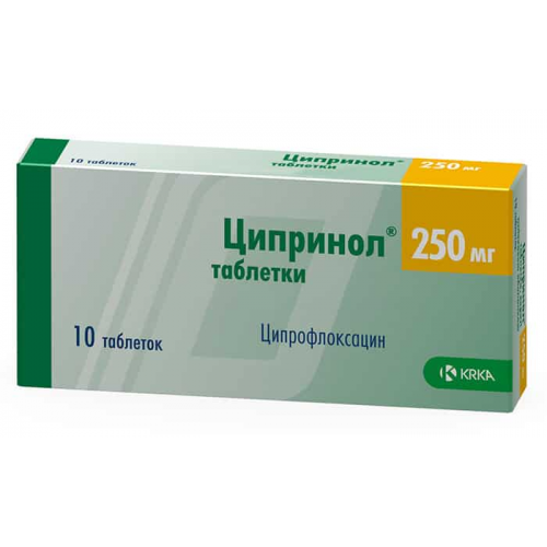 Ципринол таблетки 250 мг 10 шт