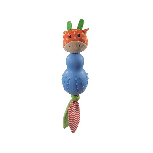 Жевательная игрушка для собак Rosewood Jolly Giraffe, комби, разноцветная, 18 см