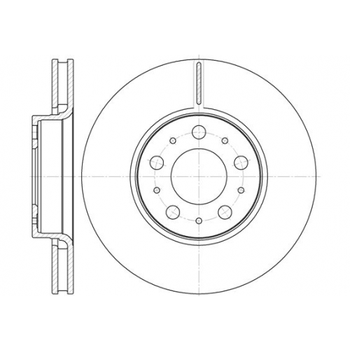 Тормозной диск Remsa 6619.10