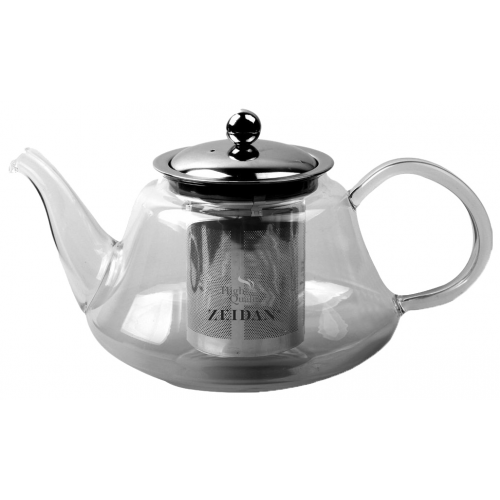 Заварочный чайник Zeidan Z-4062 Серебристый, прозрачный