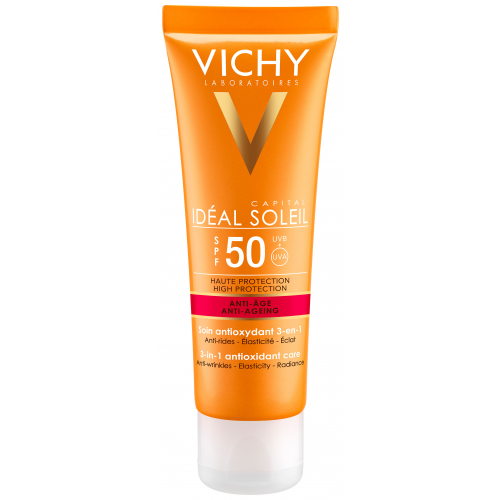 Солнцезащитное средство Vichy Ideal Soleil Anti-Ageing SPF50 50 мл
