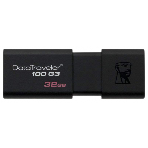 Флешка Kingston DataTraveler 100 G3 32ГБ Black (DT100G3/32GB)