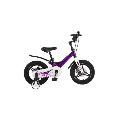 Детский двухколесный велосипед Maxiscoo Space 14" Делюкс Плюс , Фиолетовый