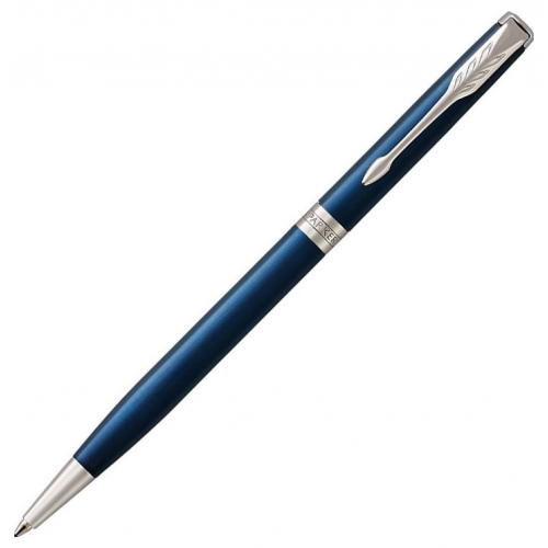 Шариковая ручка Parker Sonnet Slim Core K439, Subtle Blue Lacquer CT