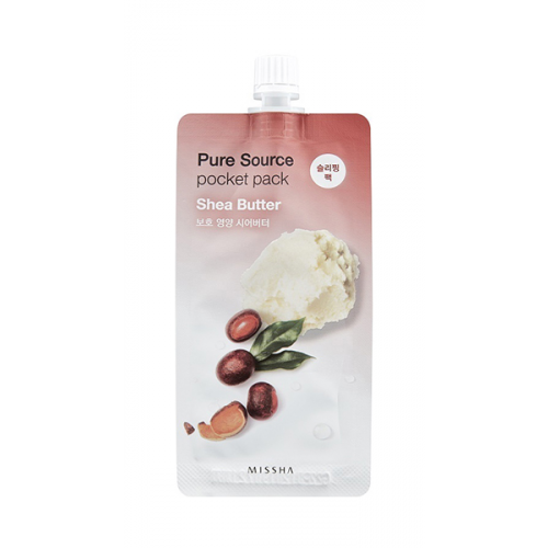 Маска для лица MISSHA Pure Source Pocket Pack - Shea Butter 10 мл