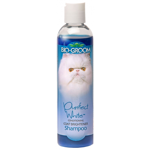 Шампунь для кошек Bio-Groom Purrfect White для повышения яркости окраса, 355 мл