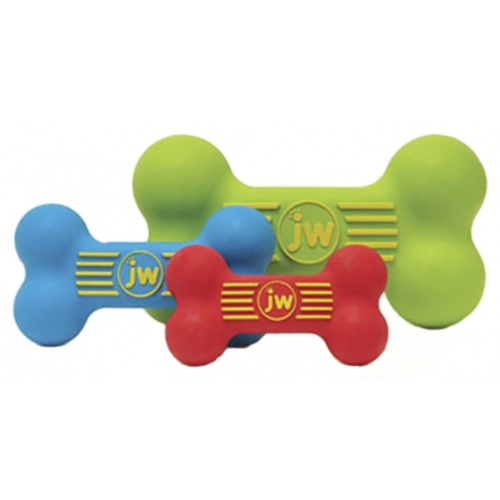 Жевательная игрушка для собак JW iSqueak Bone Sm Косточка с пищалкой, длина 12 см