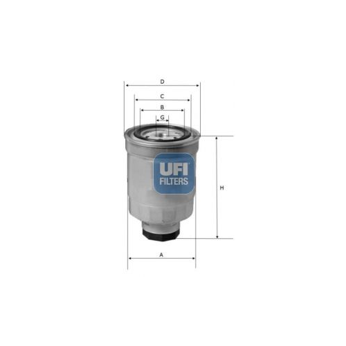 Фильтр топливный UFI 24.446.01