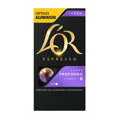 Капсулы L’OR Espresso Lungo Profondo для кофемашин Nespresso 10 капсул