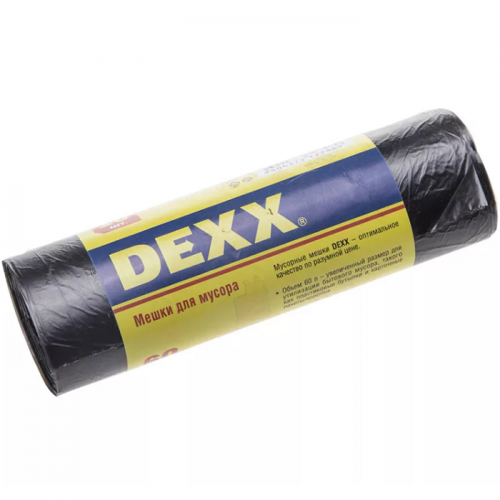 Мешки для мусора DEXX черные 60 л 20 шт