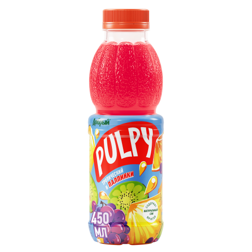 Напиток сокосодержащий Pulpy тропический 0.45 л