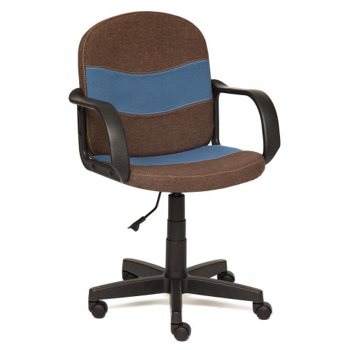 Кресло TetChair BAGGI ткань, коричневый/синий, 3М7-147/С24
