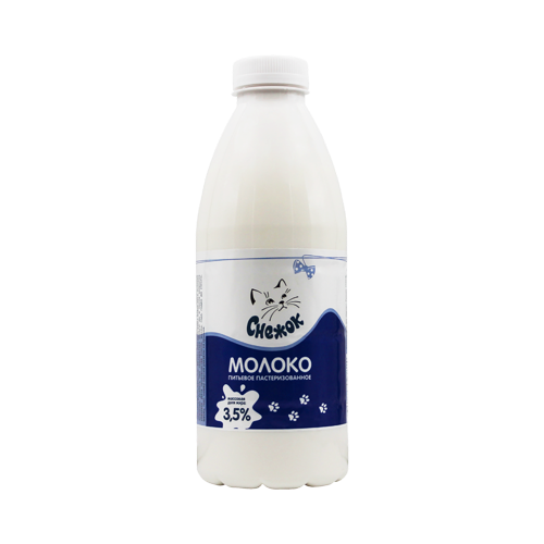 Молоко 3,5% пастеризованное 800 мл Снежок