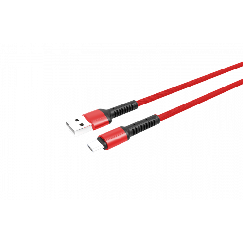 LDNIO LS63/ USB кабель Micro/ 1m/ 2.4A/ медь: 86 жил/ Red