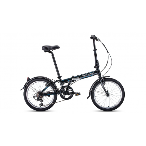 Велосипед Forward Enigma 20 2.0 2020 11" черный/белый