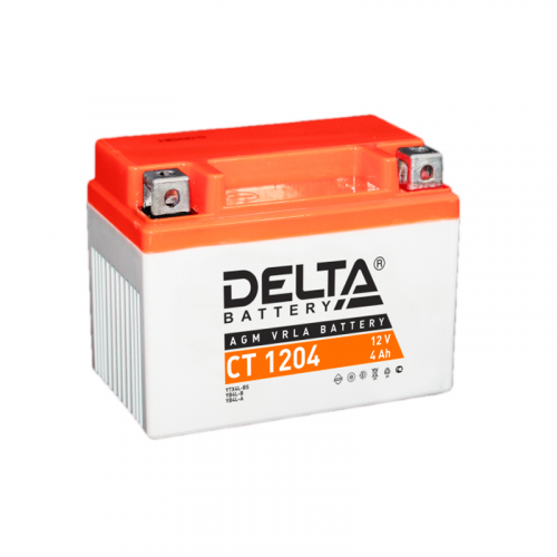 Аккумулятор Delta CT 1204 12V 4а/ч (YTX4L-BS) AGM