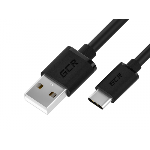 Аксессуар GCR USB Type-C 1.5m Black GCR-53601