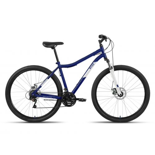 Велосипед горный ALTAIR MTB HT 29 2.0 D (29" 21 ск. 19") 2022, темно-синий/серебристый