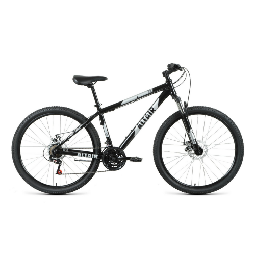 Велосипед Altair AL 27,5 D 2021 рост 19" черный/серебристый RBKT1M37G011