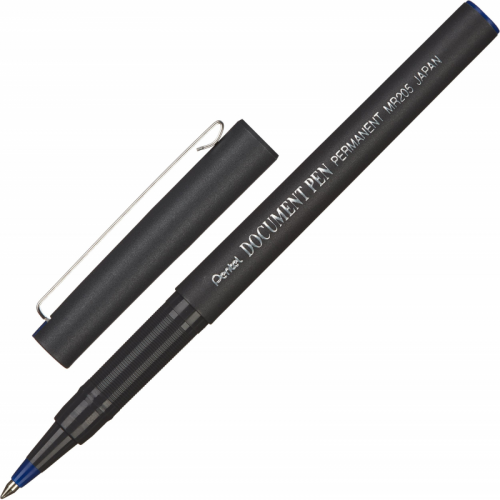 Ручка роллер Pentel Document Pen 0.5мм синяя MR205-C