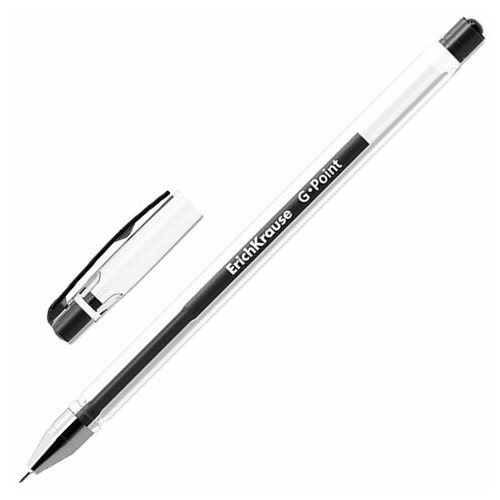 Ручка гелевая ErichKrause G-Point 17628, черная, 0,38 мм, 1 шт