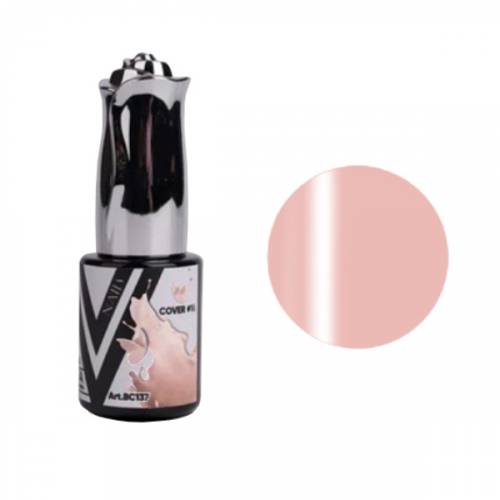 База Vogue Nails Strong Cover камуфлирующая светлая тепло-коралловая полупрозрачная 10 мл