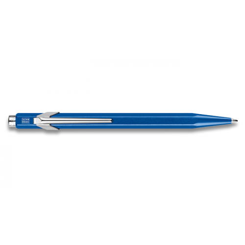 Подарочная ручка Caran d’Ache Carandache Classic Line, хром, синий сапфир