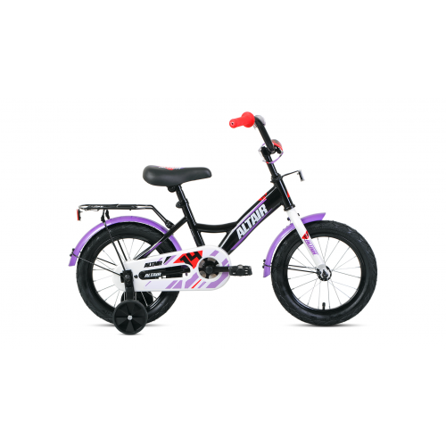 Велосипед детский Altair Kids 2021 год 14" Черный/Белый/1BKT1K1B1002