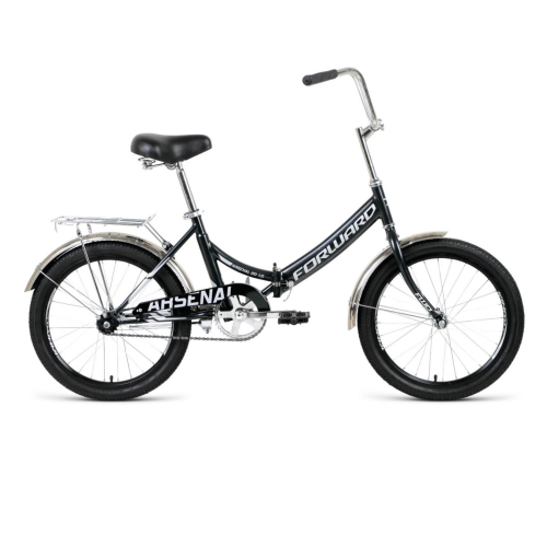 Велосипед Forward Arsenal 20 1.0 2021, черный/серый