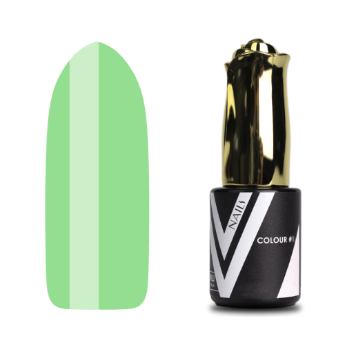 Топ Vogue Nails для гель-лака Colour зеленый без эффектов без липкого слоя 10 мл