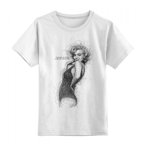 Детская футболка классическая Printio Marilyn monroe, р. 104