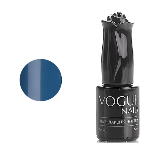 Гель-лак Vogue Nails цвет морской волны без эффектов плотный 10 мл