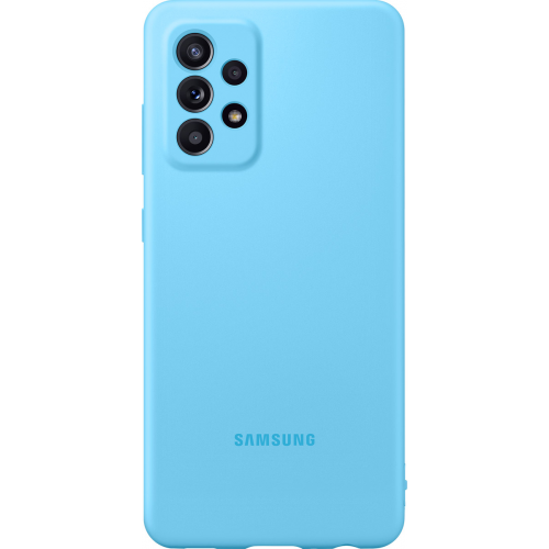 Чехол Samsung Silicone Cover для Galaxy A52 Blue