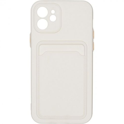 Чехол Carmega для iPhone 12 Card white