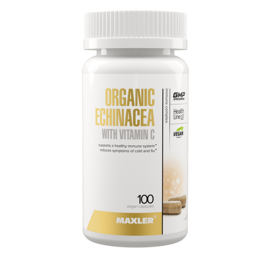 Эхинацея и витамин С MAXLER Organic Echinacea with Vitamin C вегкапсулы 100 шт