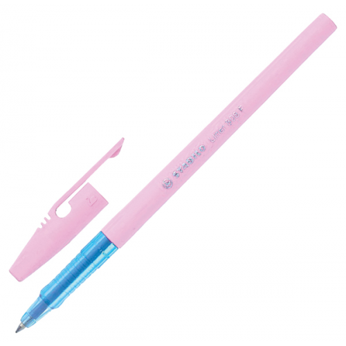 Ручка шариковая Stabilo Liner Pastel 808FP1041-4, синяя, 0,7 мм, 1 шт