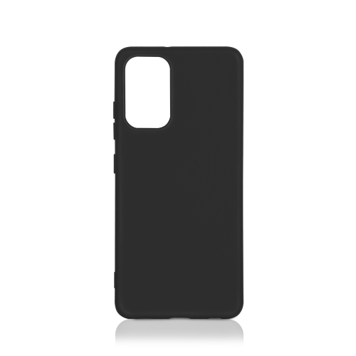 Чехол DF для Samsung Galaxy A32 (4G), черный силикон с м/ф