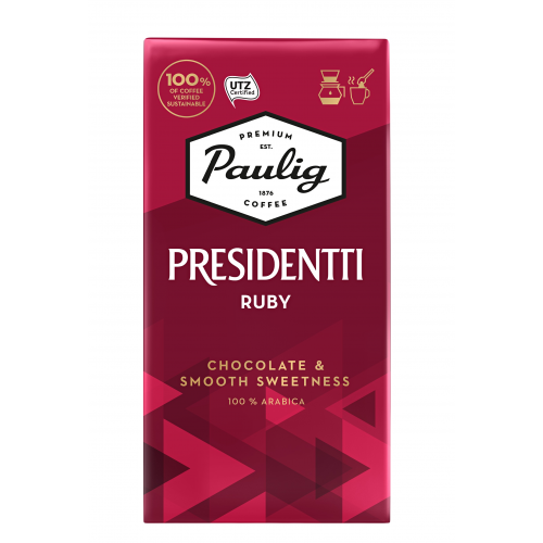 Молотый кофе Paulig Presidentti Ruby, 250 гр