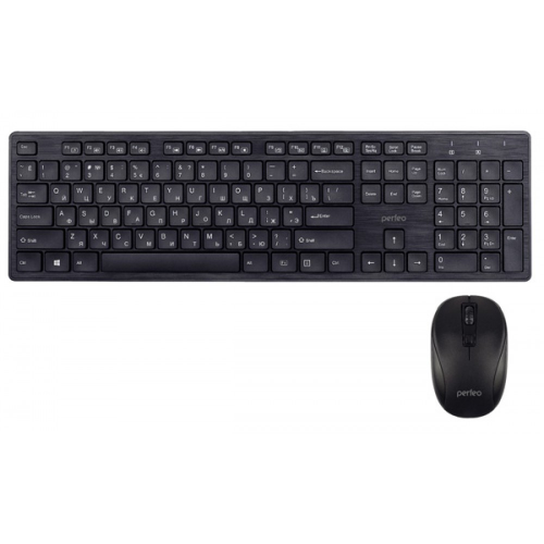 Комплект клавиатура и мышь Perfeo Twin Black (PF_A4500)