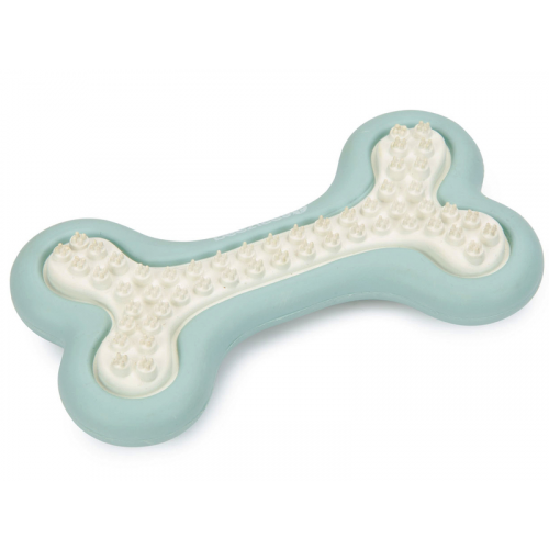 Жевательная игрушка для собак Beeztees, белый, голубой, 10 см