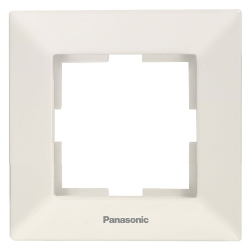 Рамка Panasonic Arkedia (WMTF08012BG-RU) декор. 1x пластик бежевый (упак.:1шт)