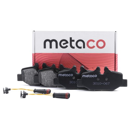 Колодки тормозные задние дисковые к-кт METACO 3010067