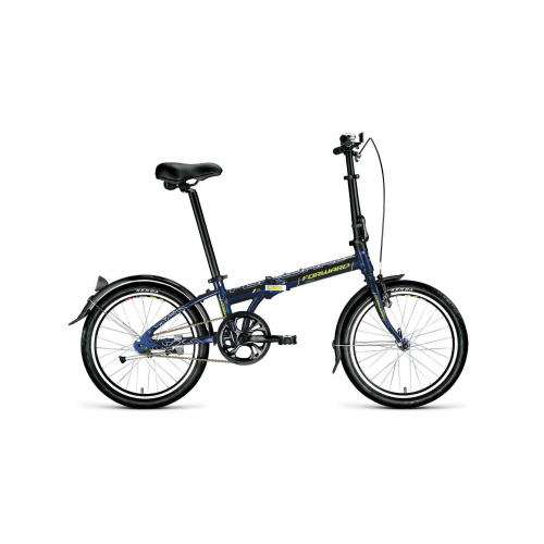Велосипед Forward Enigma 20 1.0 2021 11" синий/зеленый